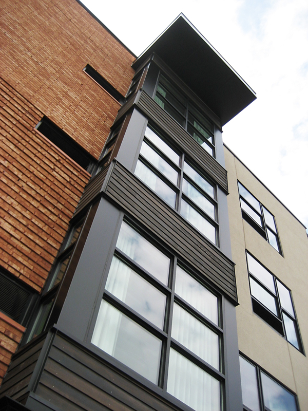 Modern building exterior detail